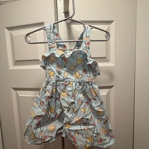 Carter's Blue and Pink Jumpsuit with Ruffled Accents